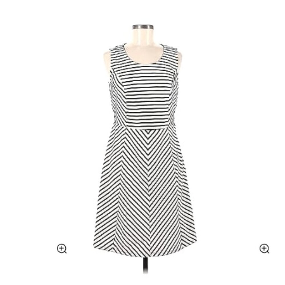 Pixley Striped A-line Fit & Flare Dress - Picture 3 of 11